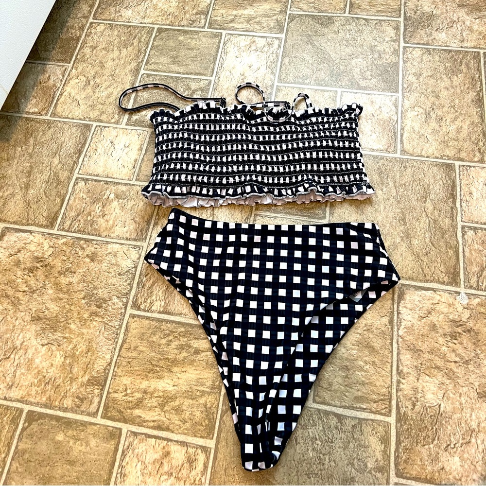 Black & White Swimsuit